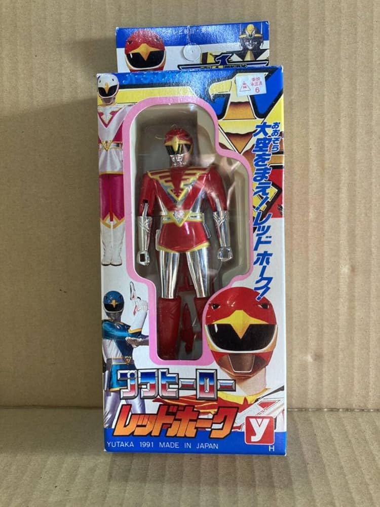 ジェットマン当時物!レッドホークソフビ!未開封!レア!入手困難です! ジェットマン当時物!レッドホークソフビ!未開封!レア!入手困難